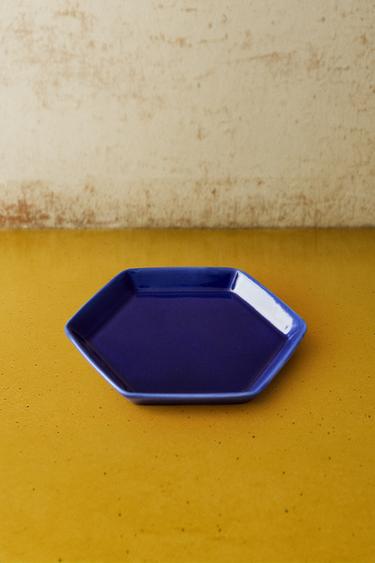 PETITE ASSIETTE CÉRAMIQUE HEXAGONE X FANGLU LIN - Bleu de Zara - Image 5