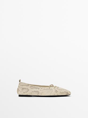 Bailarina print atada - Multicolor de Zara