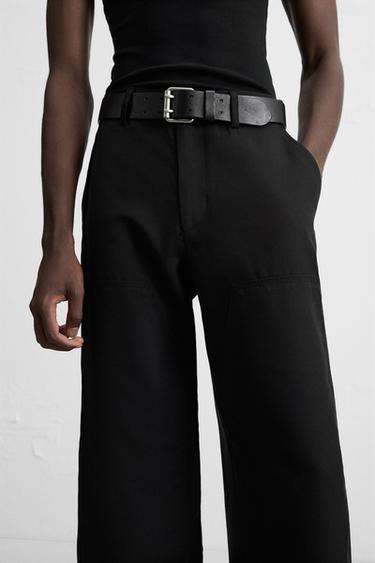 CARPENTER POCKET TROUSERS - Black by Zara - Image 4