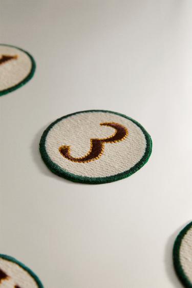 COTTON NUMBER PATCH - Multicoloured by Zara - Image 1