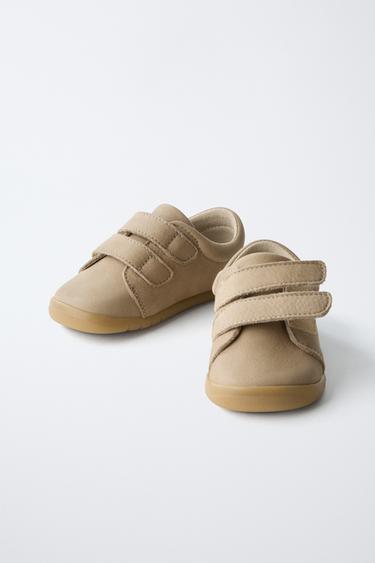 LEATHER BAREFOOT PLIMSOLLS - Sand Brown by Zara - Image 5