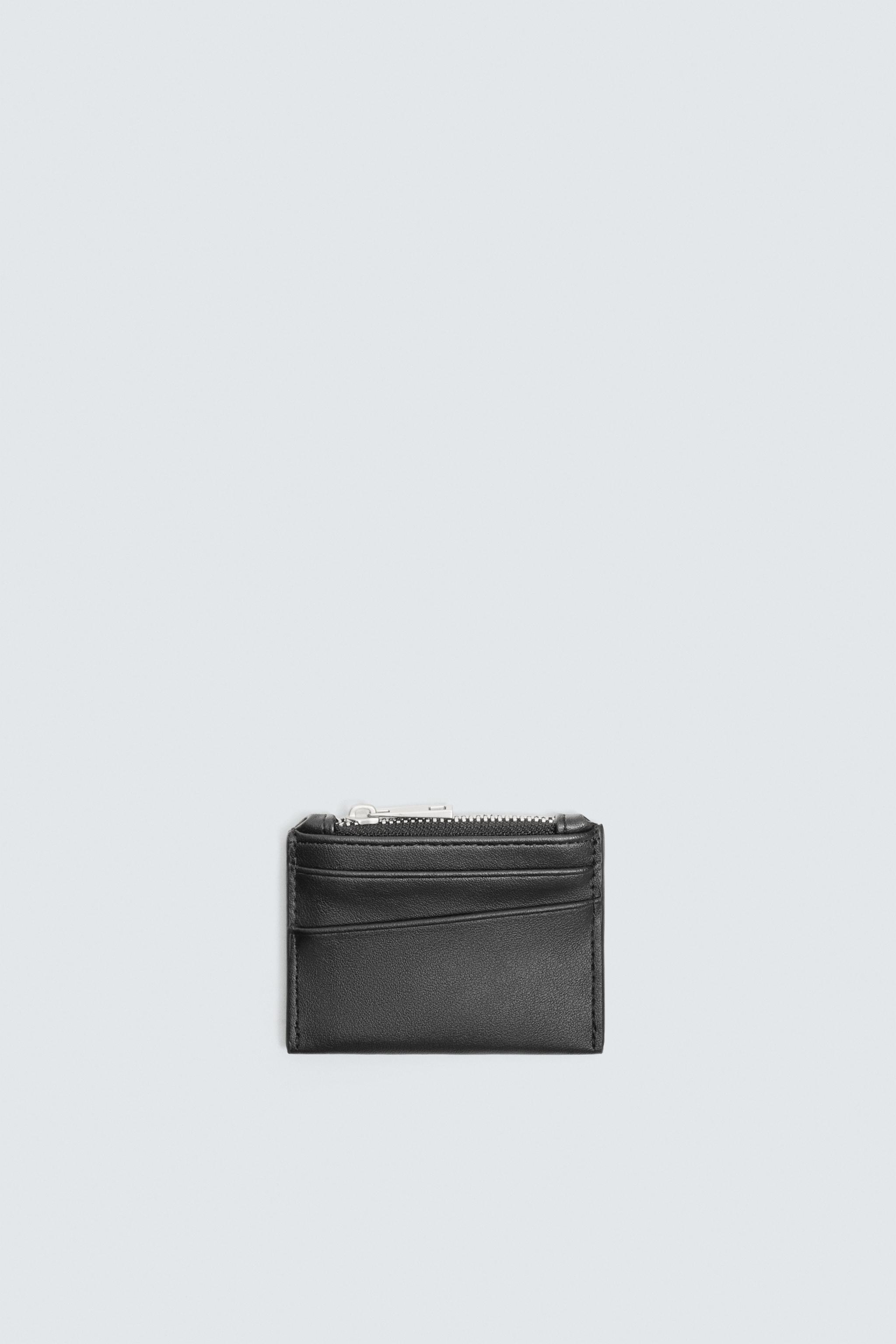 ZARA リアルレザー財布　コインケース　カードケース コインケース メンズ レディース 男女兼用 小銭入れ 本革 カード