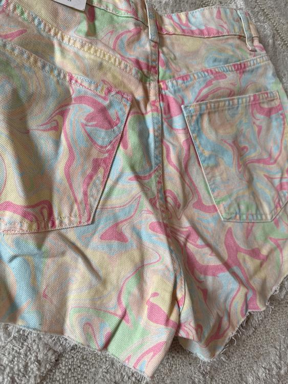 PRINTED STRAIGHT FIT SHORTS - Image 4