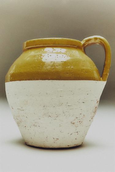 SMALL TERRACOTTA VASE - Mustard by Zara - Image 5