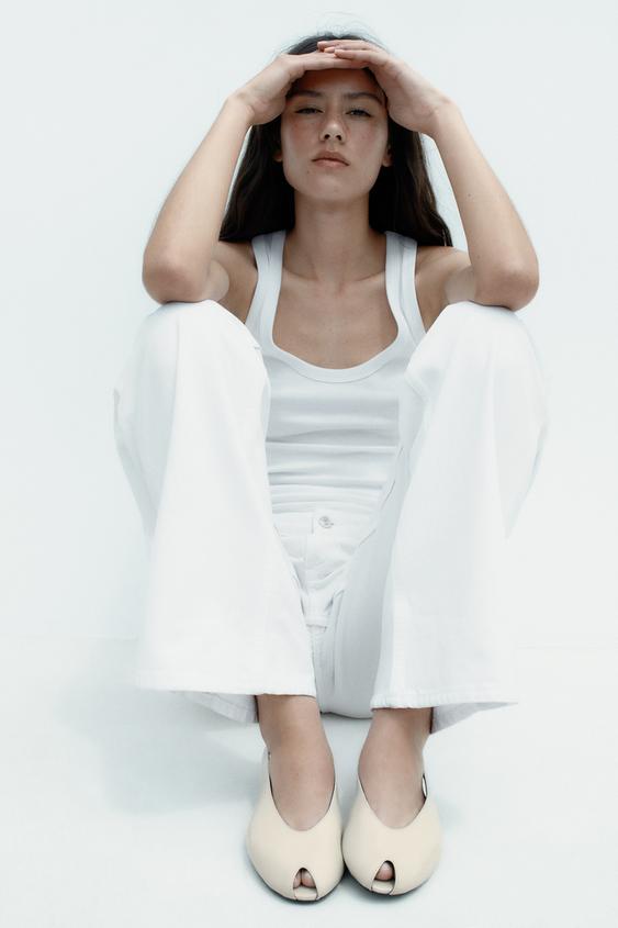 OPEN TOE SLINGBACK SHOES