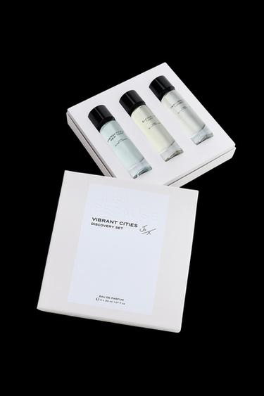 Zara VIBRANT CITIES AND EMOTIONS DISCOVERY SET EDP 3 X 30 ML (1.01 FL. OZ) - TINTED LEATHER