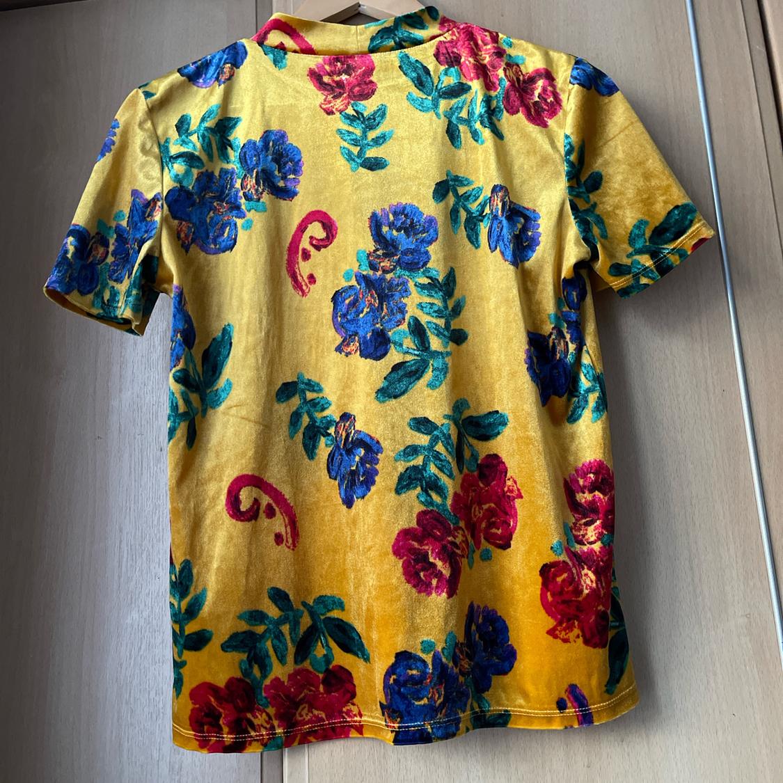 PRINTED VELVET T-SHIRT - Image 2