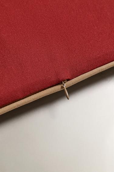 CONTRAST CHAIR BACK CUSHION - Reddish by Zara - Image 2