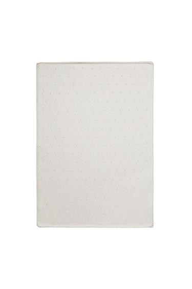 POINTELLE COTTON BABY BLANKET - Ecru by Zara