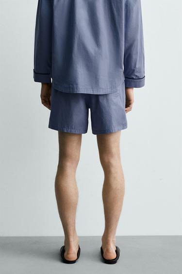 ENSEMBLE PYJAMA SHORT AARON LEVINE X ZARA - Bleu ciel de Zara - Image 5