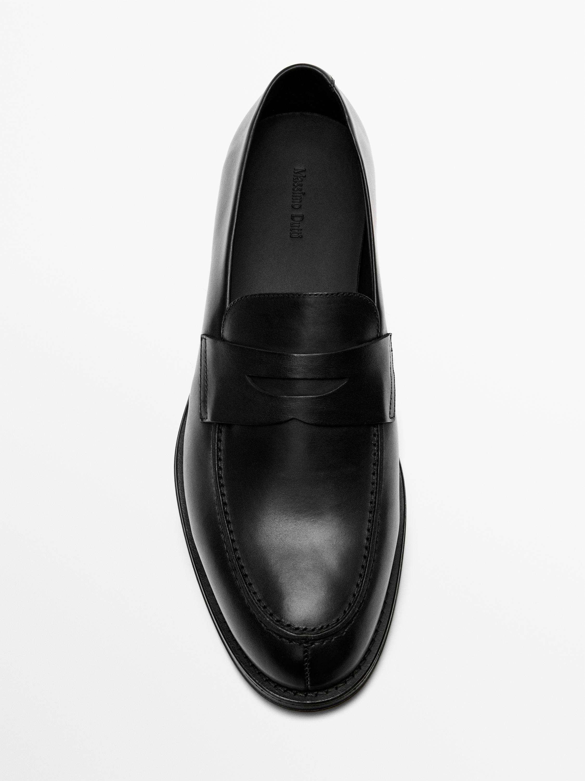 Mocassins habillés en cuir