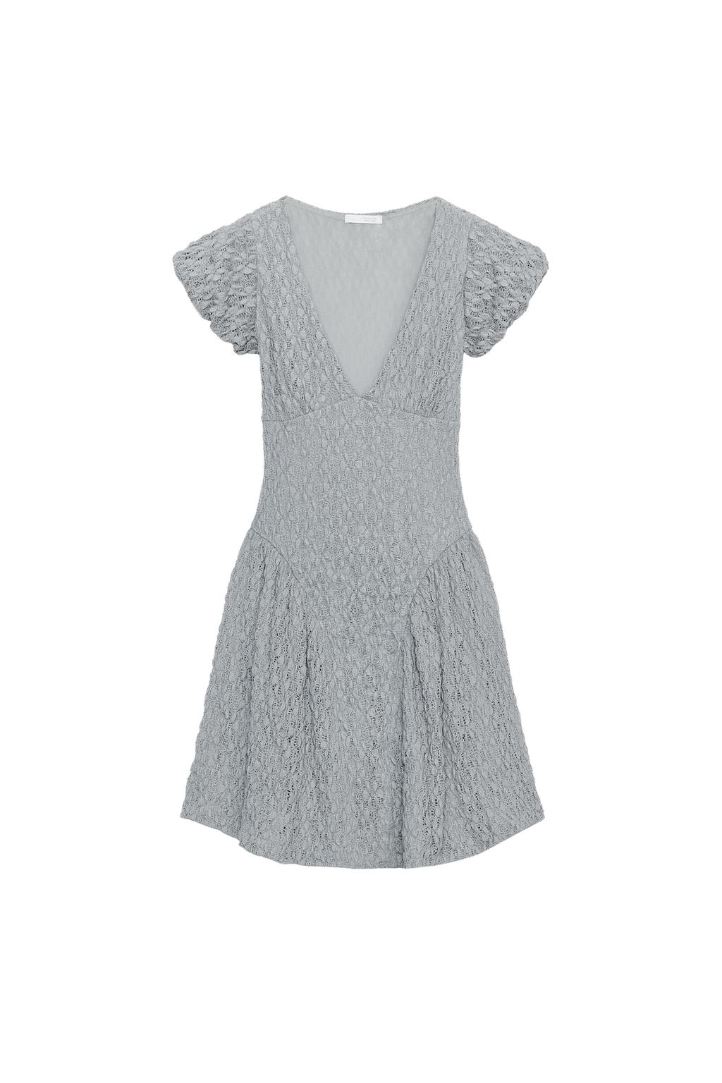 LACE VOLUME DRESS - image 3