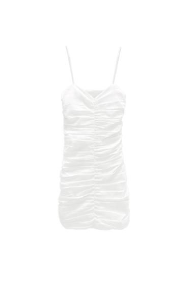 VESTIDO MINI DRAPEADO