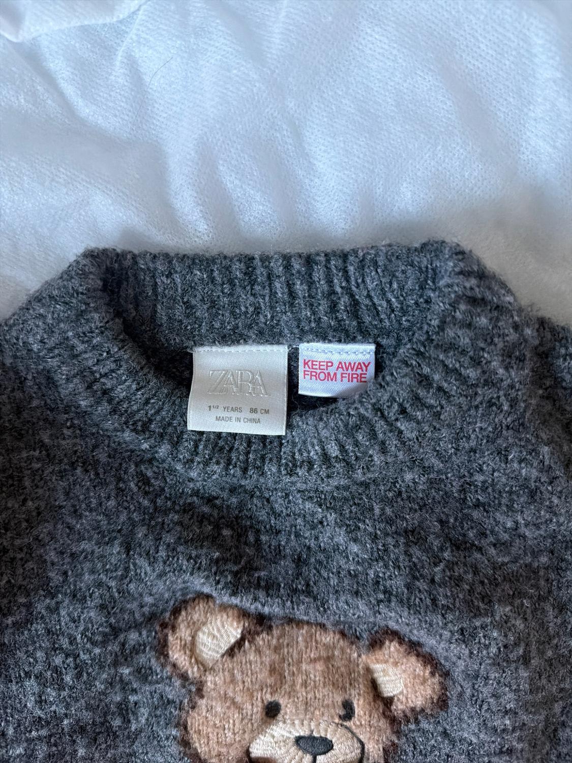 KNIT BEAR JUMPER - Image 3
