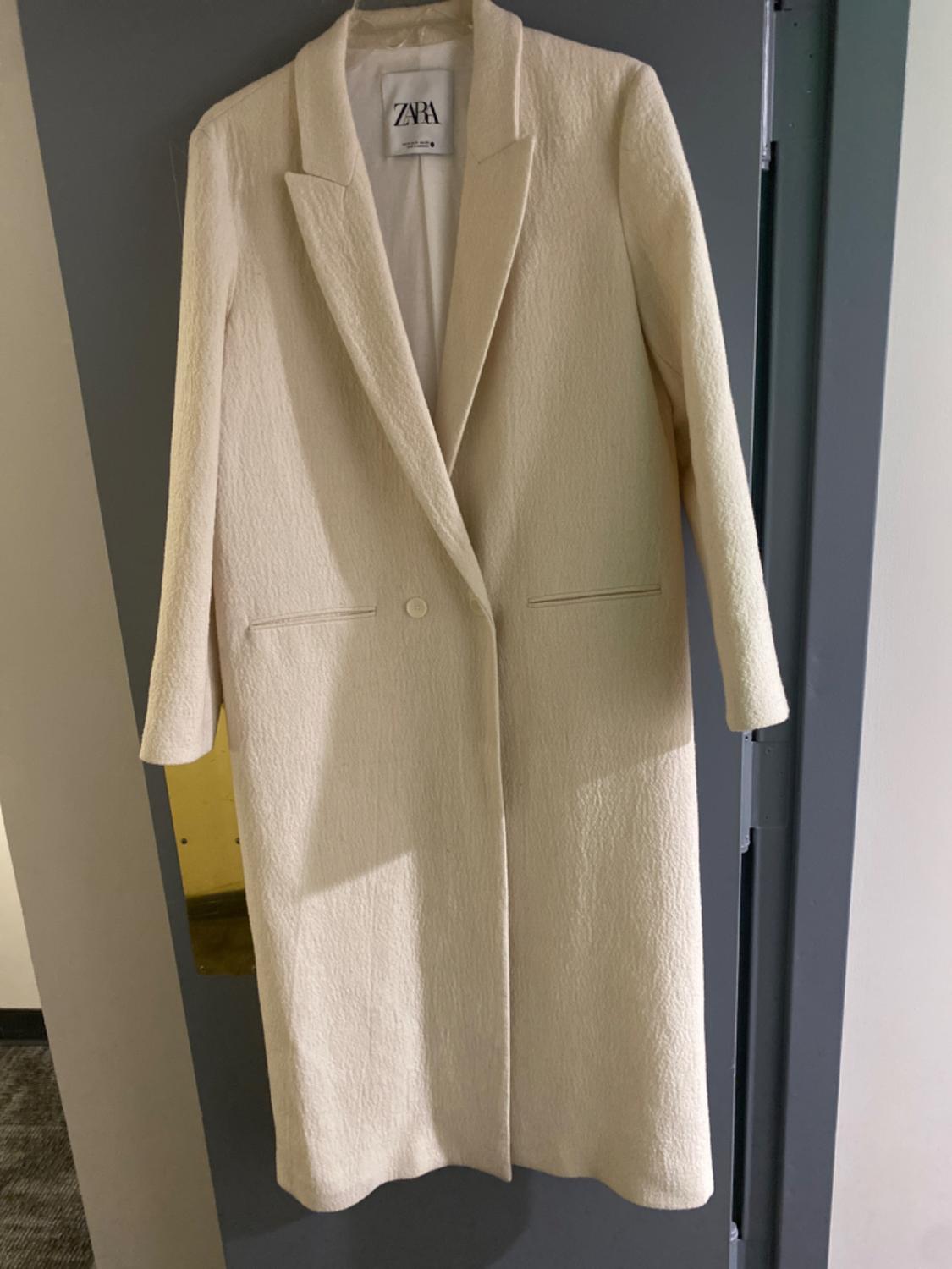 MINIMALIST WOOL BLEND COAT ZW COLLECTION