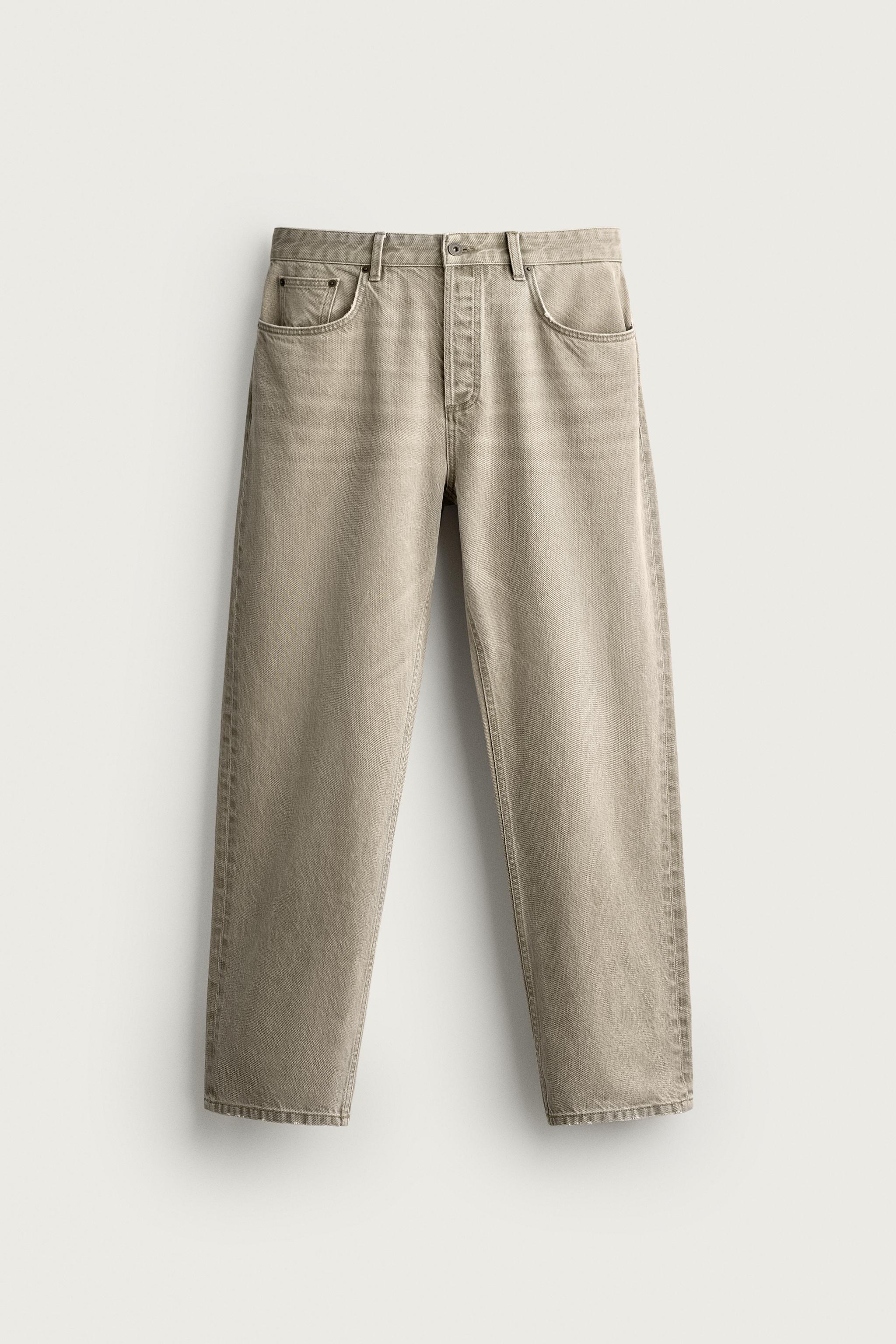 STRAIGHT ANKLE FIT JEANS — Earth