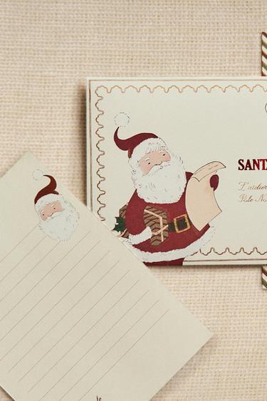 CHILDREN'S CHRISTMAS FATHER CHRISTMAS CARD SET - Multicoloured by Zara - Image 4