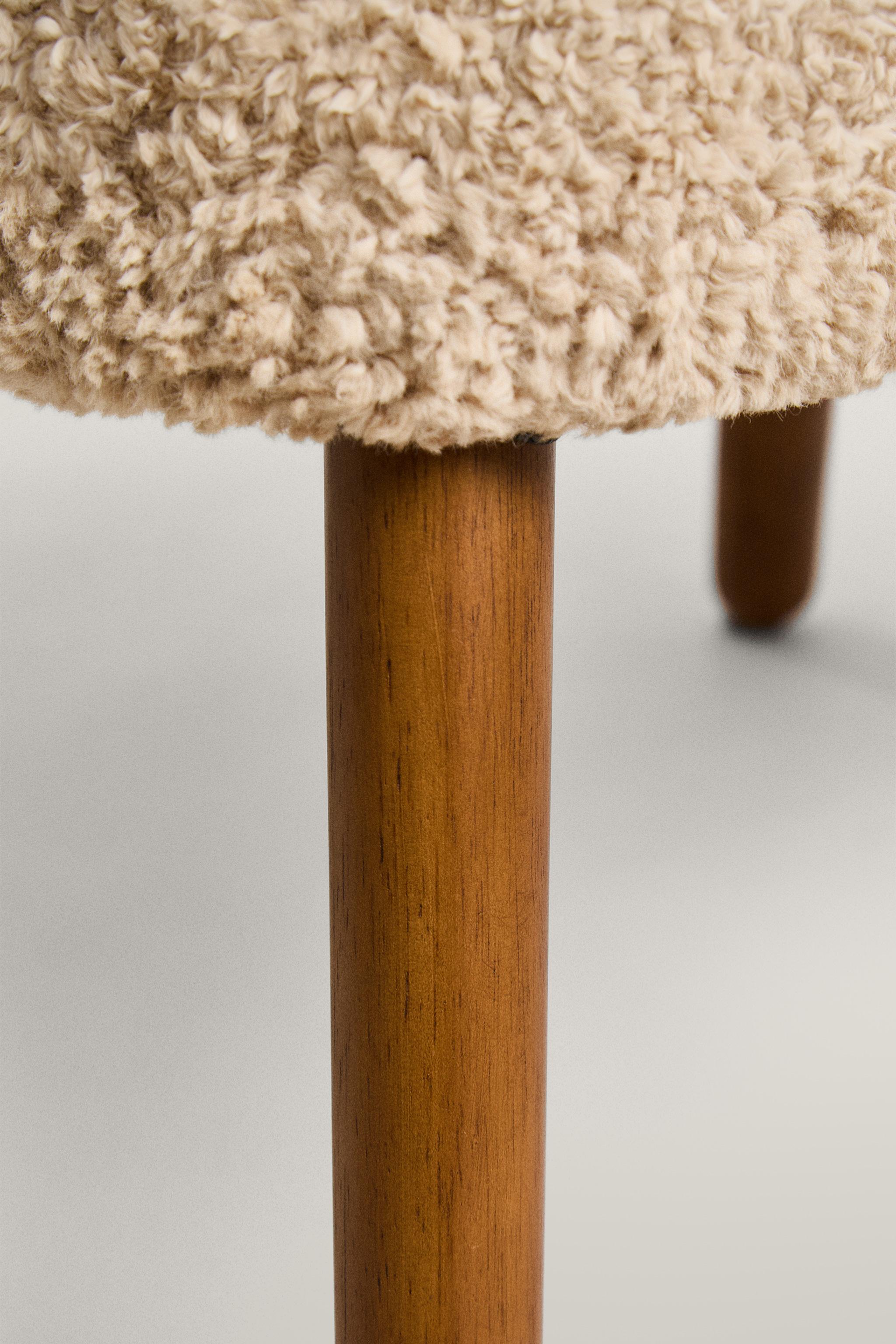 TERRY FOOTREST STOOL