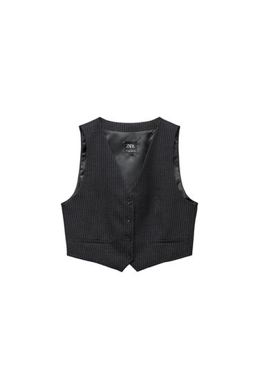 CROPPED TAILORED VEST