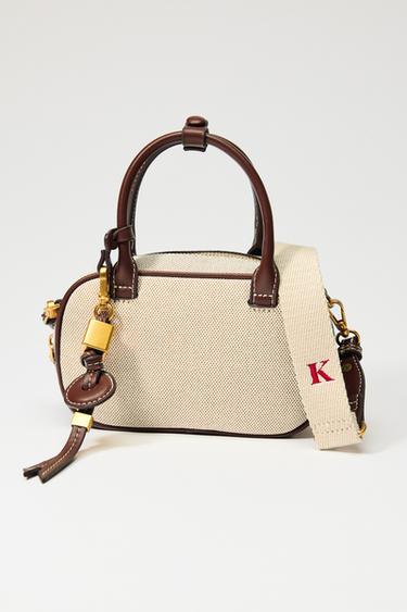 CONTRAST MINI BAG - Ecru by Zara