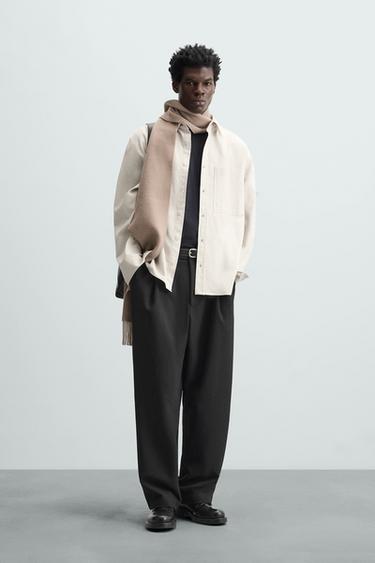 SOFT COTTON SHIRT - Beige by Zara - Image 0