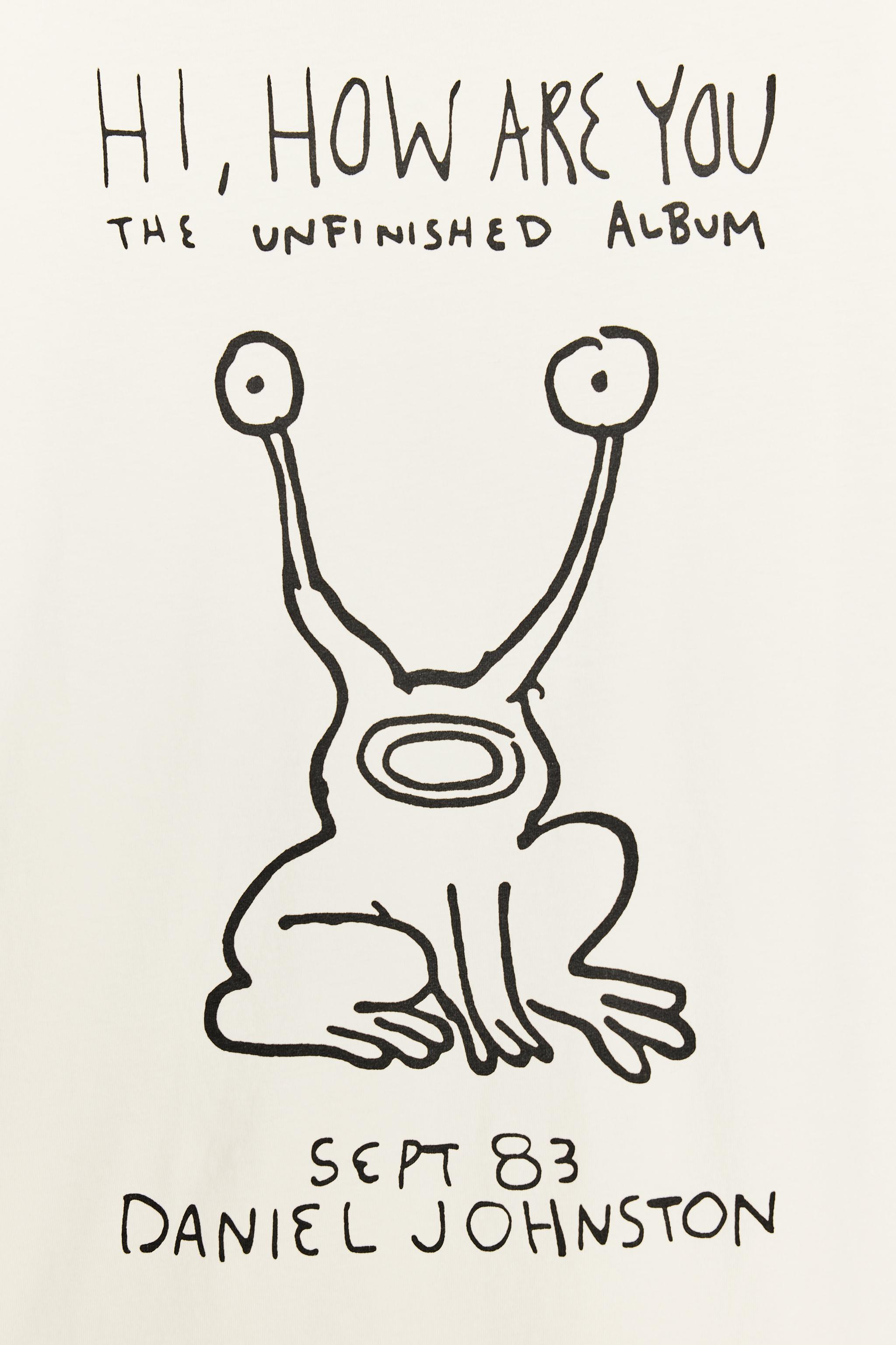 DANIEL JOHNSTON WASHED EFFECT T-SHIRT - Ecru | ZARA United
