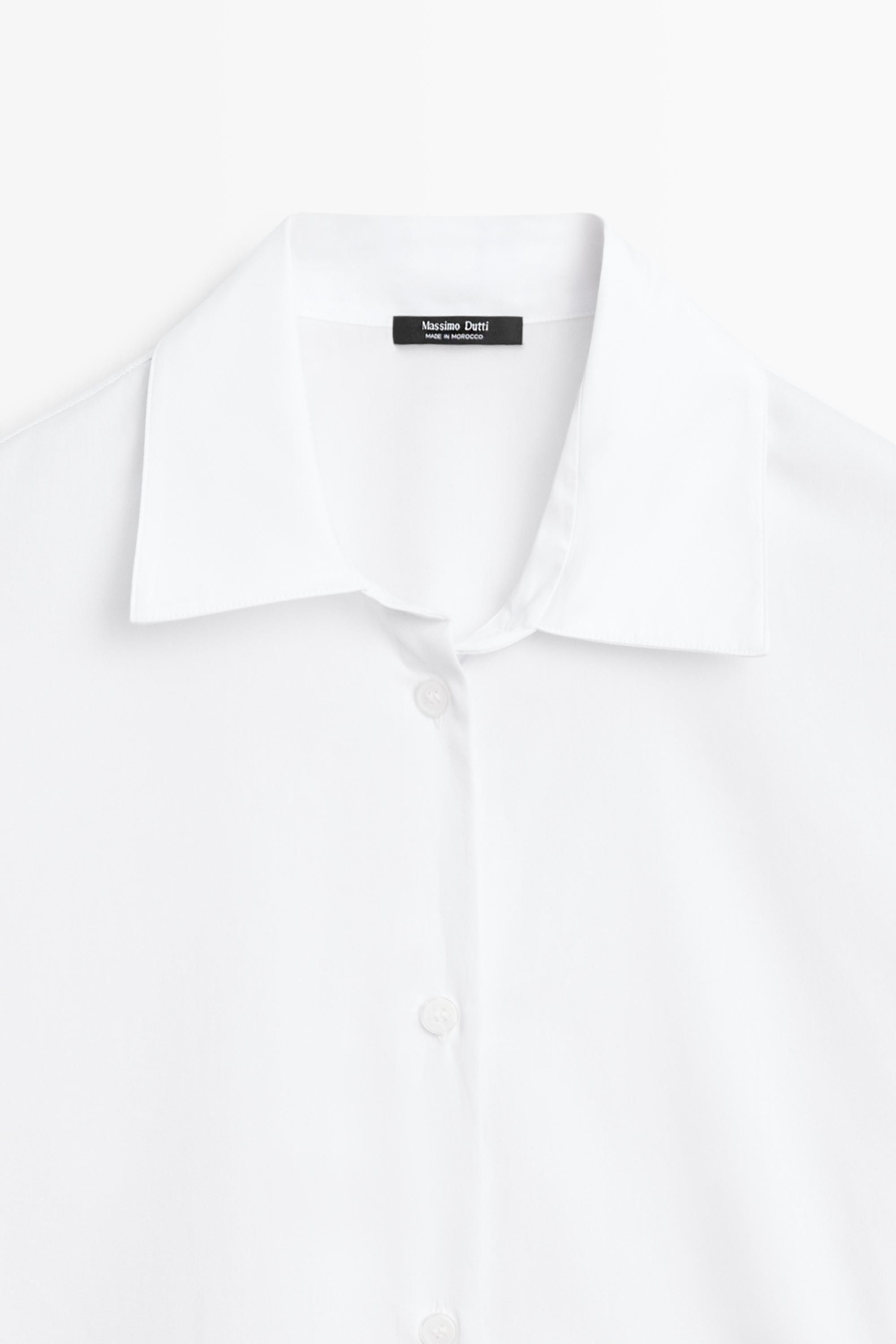 100% cotton poplin shirt