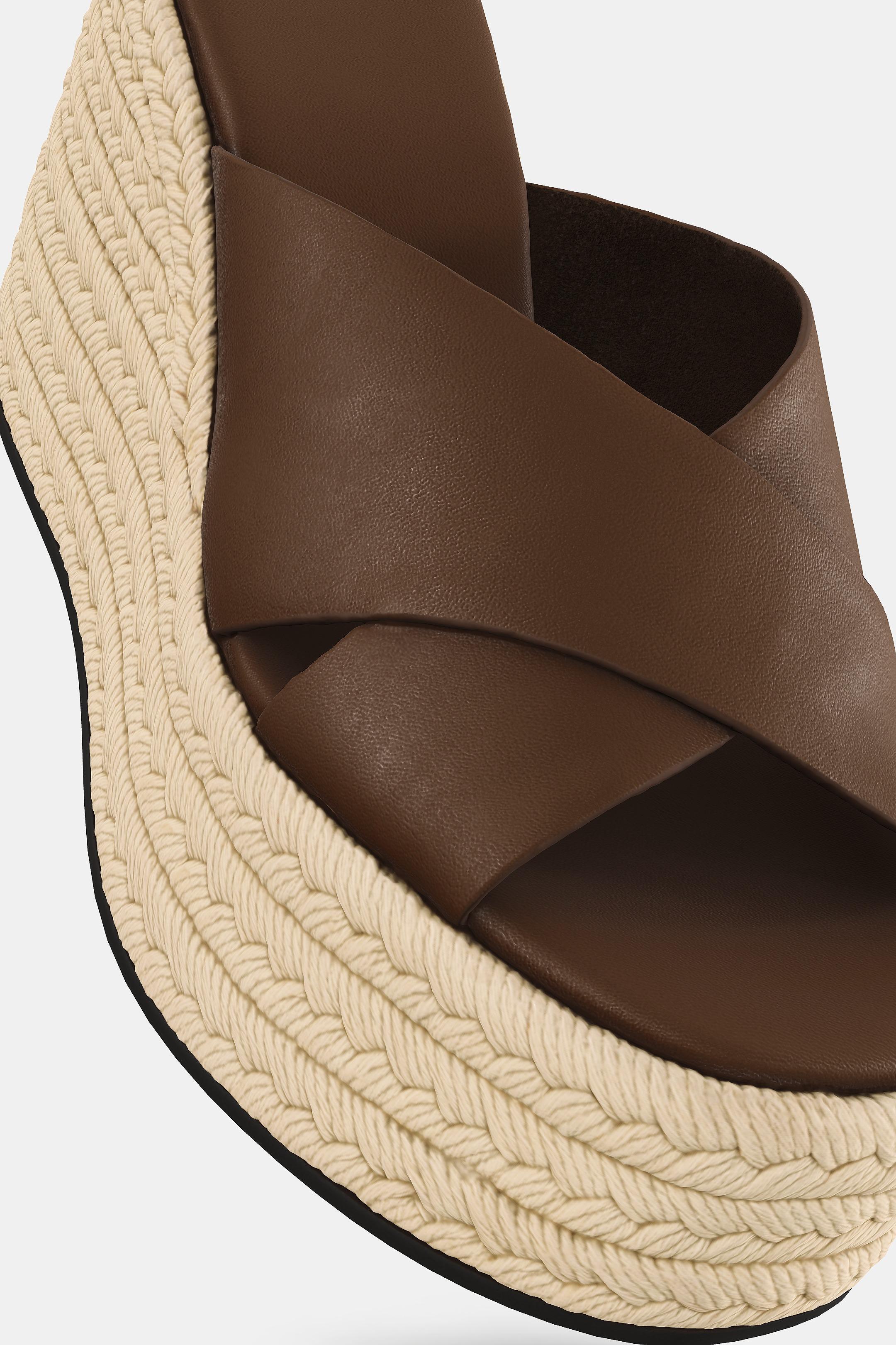 CROSSED PLATFORM - Brown | ZARA United States display picture 1