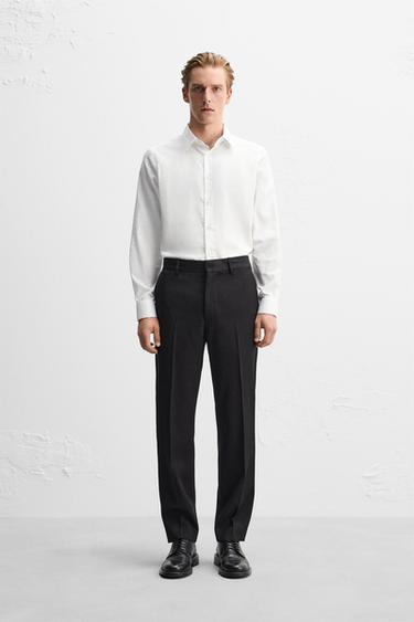 Zara STRUCTURED SHIRT - White - Image 0