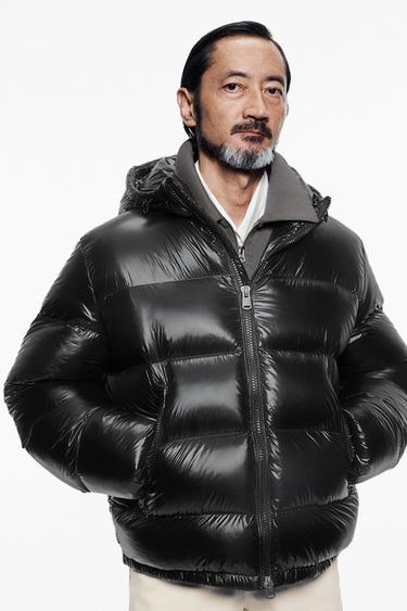 80% DOWN - 20% FEATHER WATER-REPELLENT JACKET - Black by Zara
