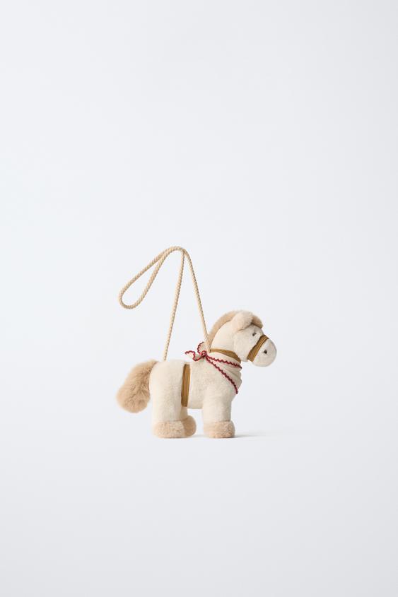 SHEEPSKIN PONY BAG - Ecru White by Zara - Image 0
