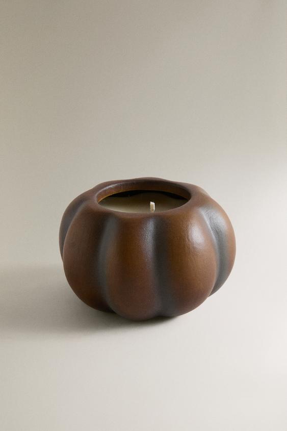(240 G) PUMPKIN SPICE SCENTED CANDLE - Pumpkin by Zara - Image 0