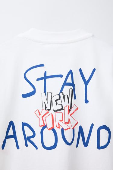 GRAFFITI PRINT T-SHIRT - White by Zara - Image 3