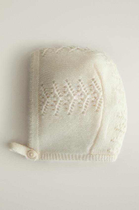 CAPOTE BÉBÉ CACHEMIRE - Blanc cassé de Zara - Image 0