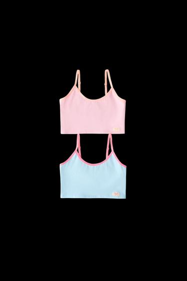 9–14 JAHRE/2ER-PACK TOPS MIT NEON-DETAILS - Bunt von Zara - Bild 0