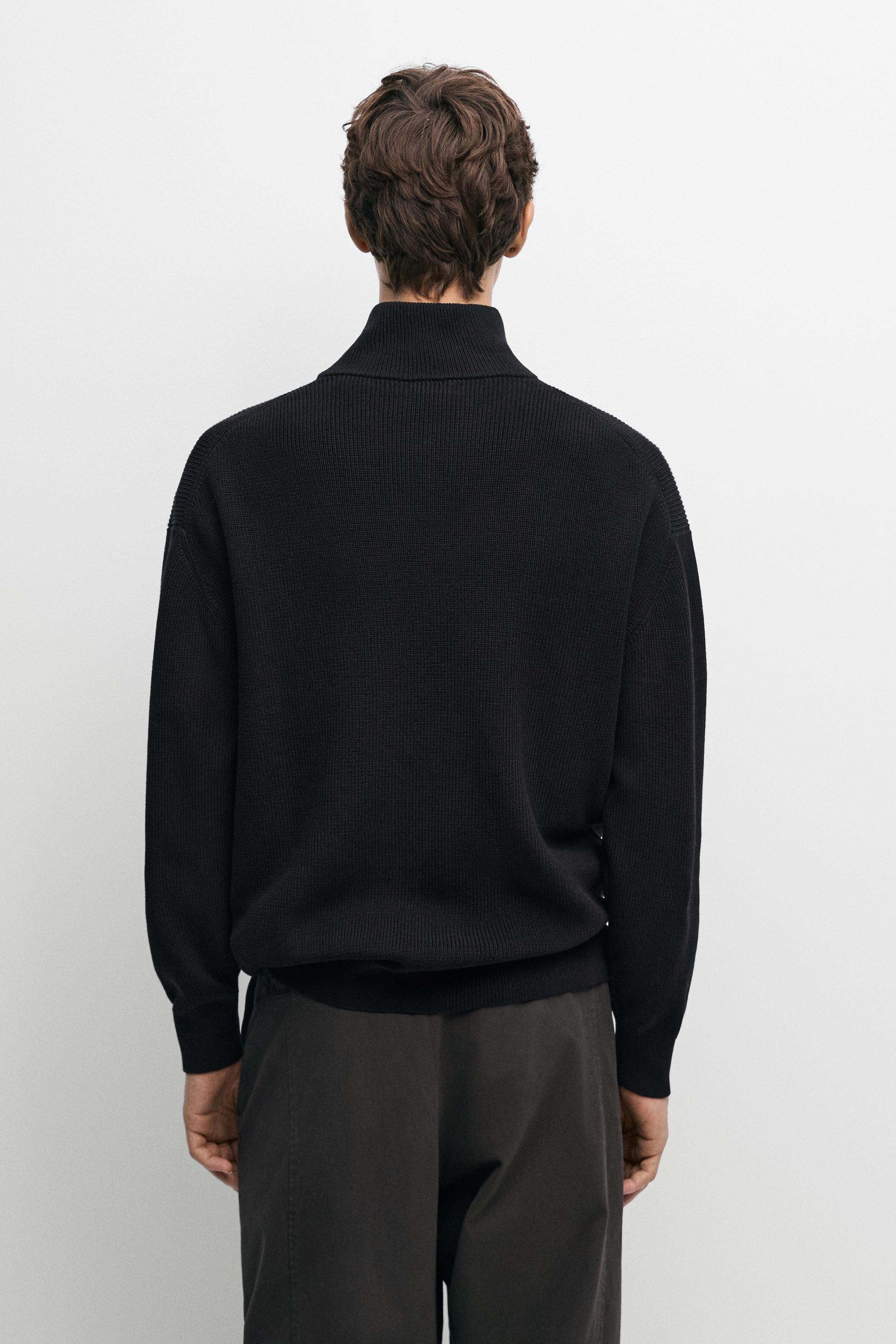 100% cotton ribbed knit cardigan