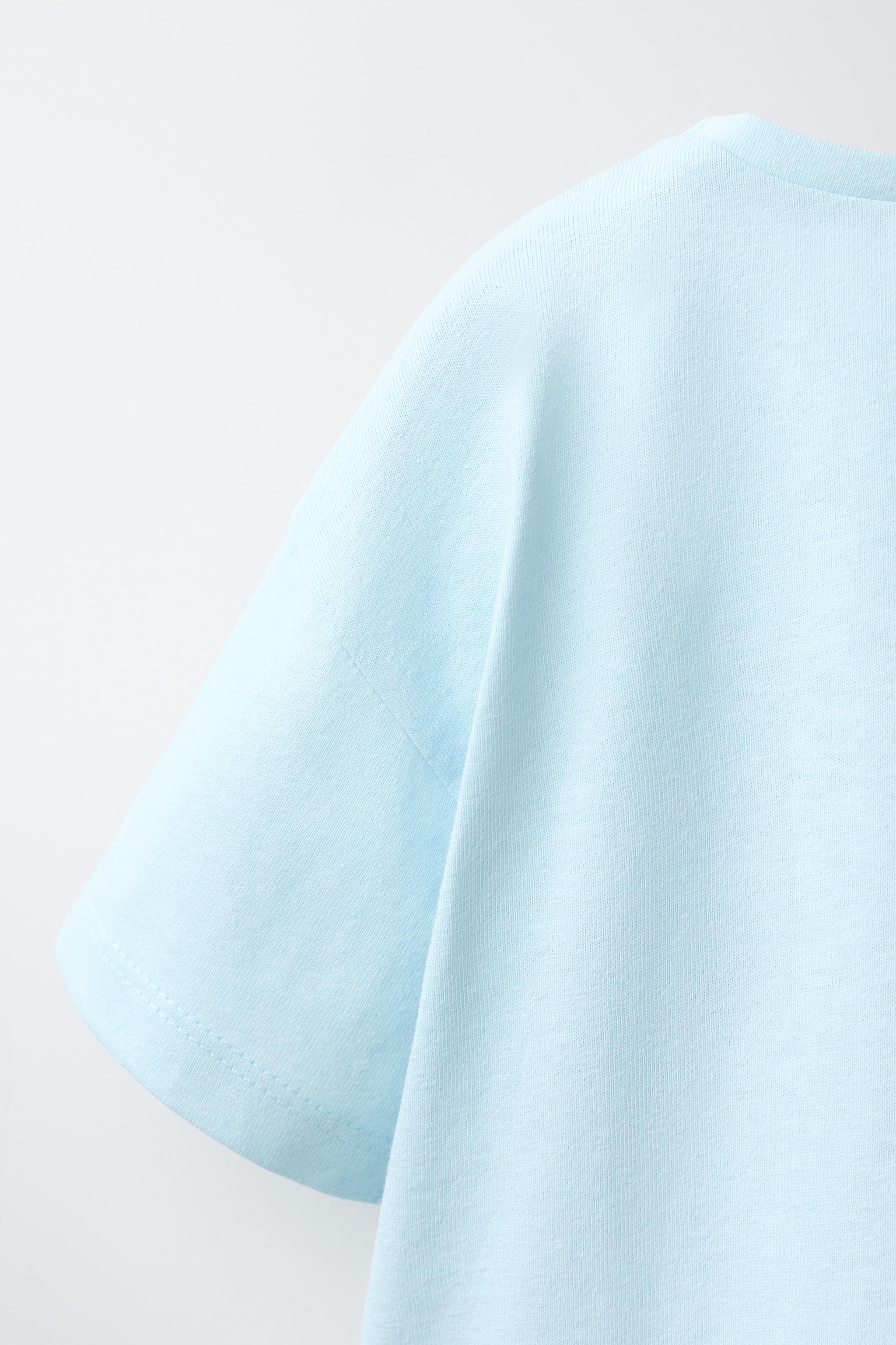 Детские футболки Zara FLORAL APPLIQUÉ T-SHIRT — фото 4