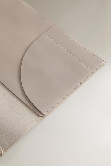 LEATHER TABLET CASE - Grey by Zara - Image 4