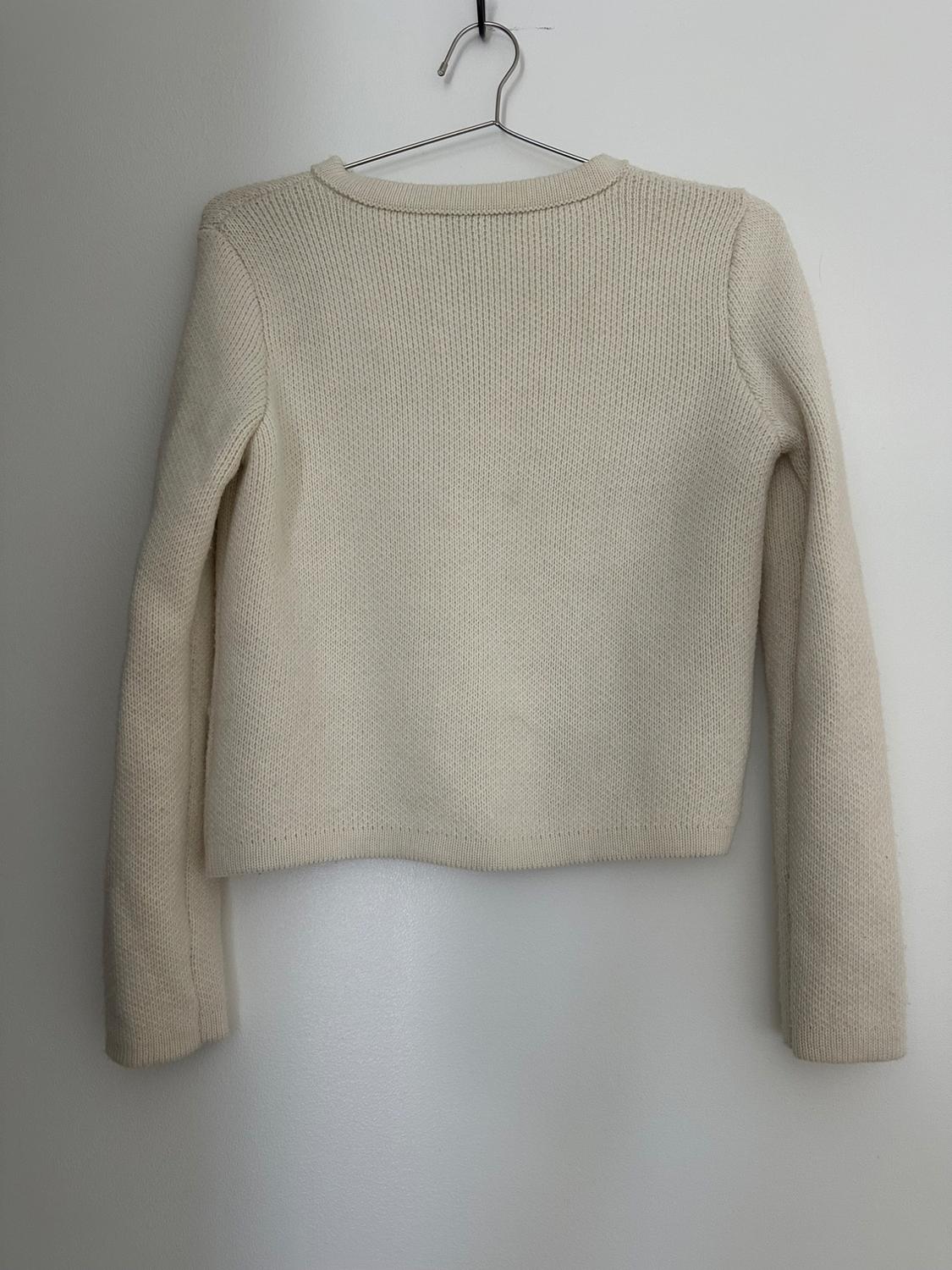 KNIT CARDIGAN WITH GOLDEN BUTTONS - Image 2