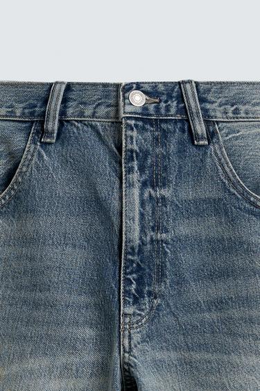 BERMUDA EN JEAN COUPE RELAXED - Bleu de Zara - Image 8