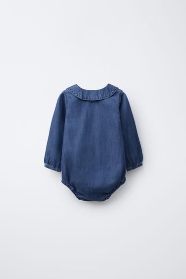 BODY EN DENIM - Bleu moyen de Zara - Image 1