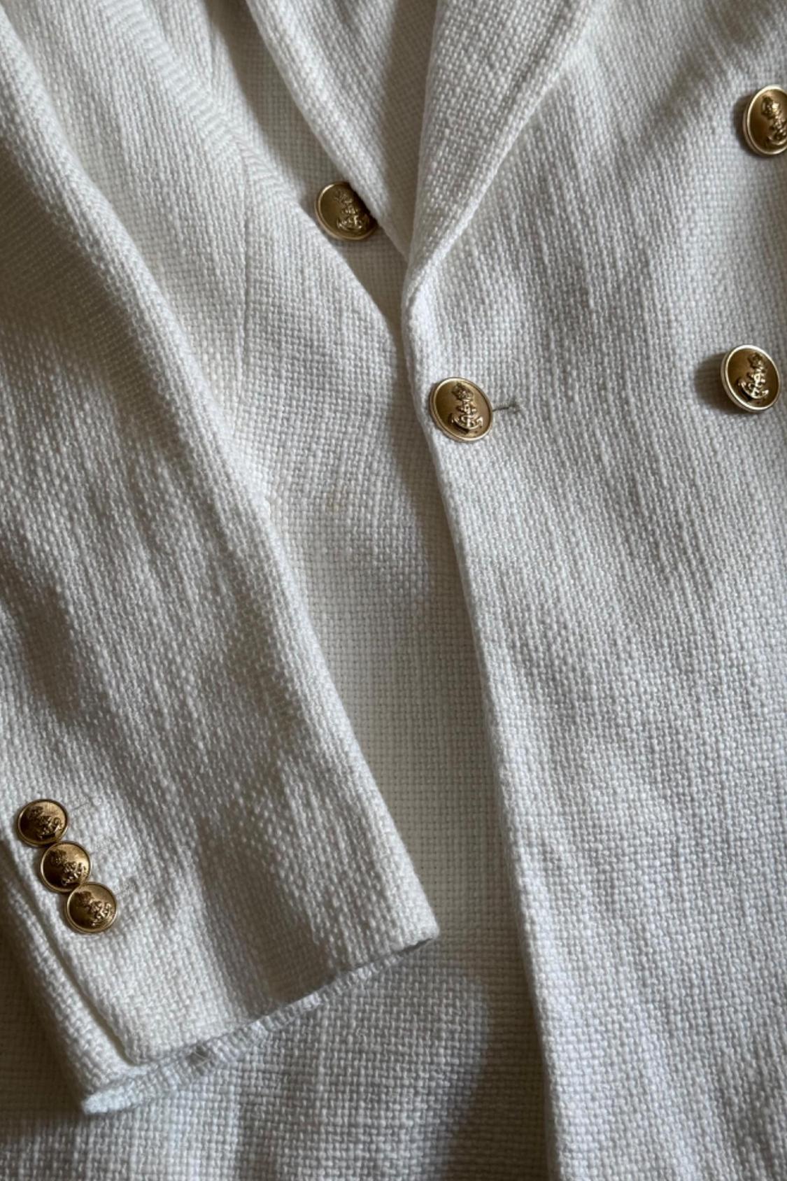 TEXTURED FITTED BLAZER - Image 4