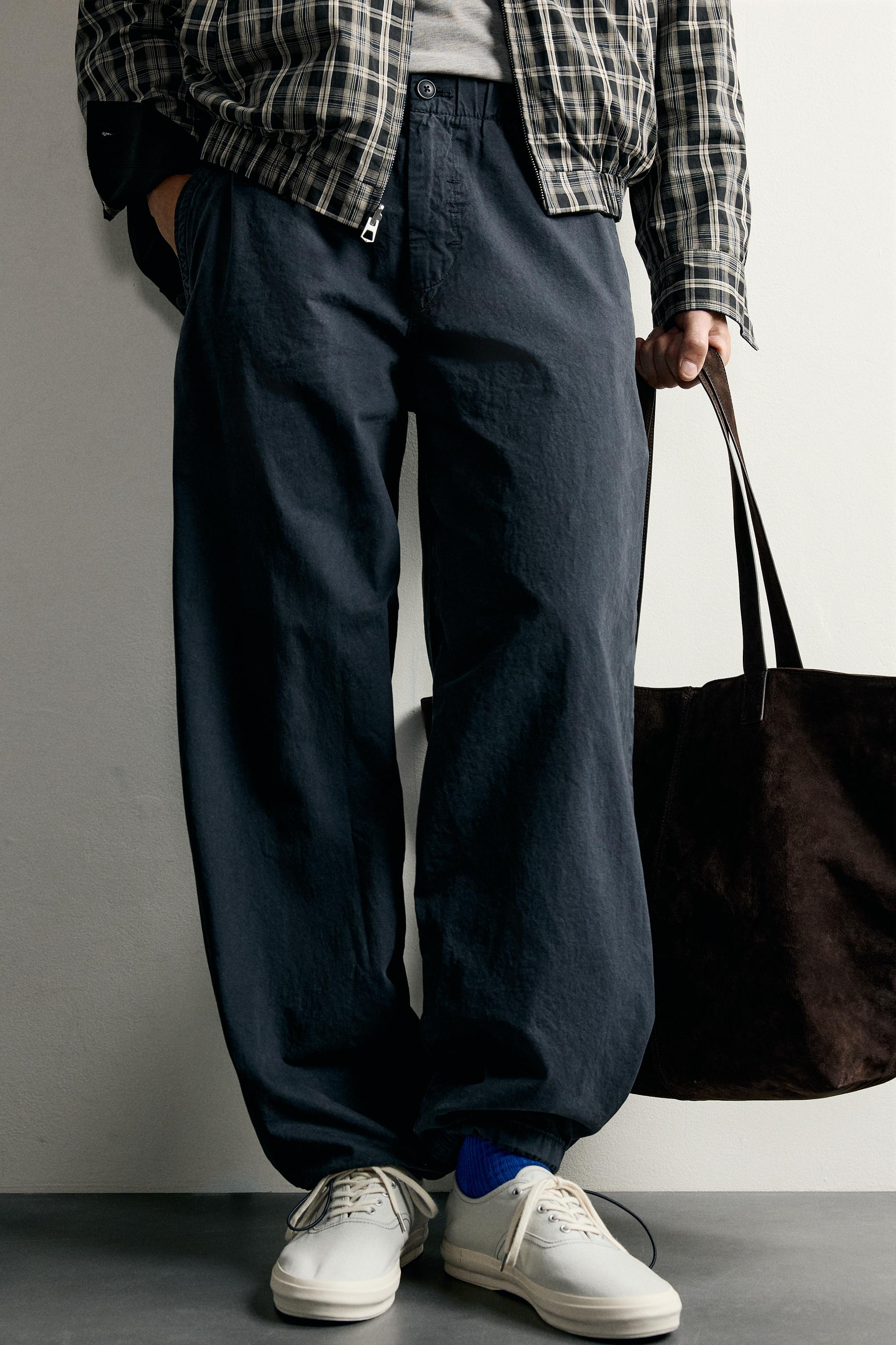 PANTALON PARACHUTE COUPE DÉCONTRACTÉE