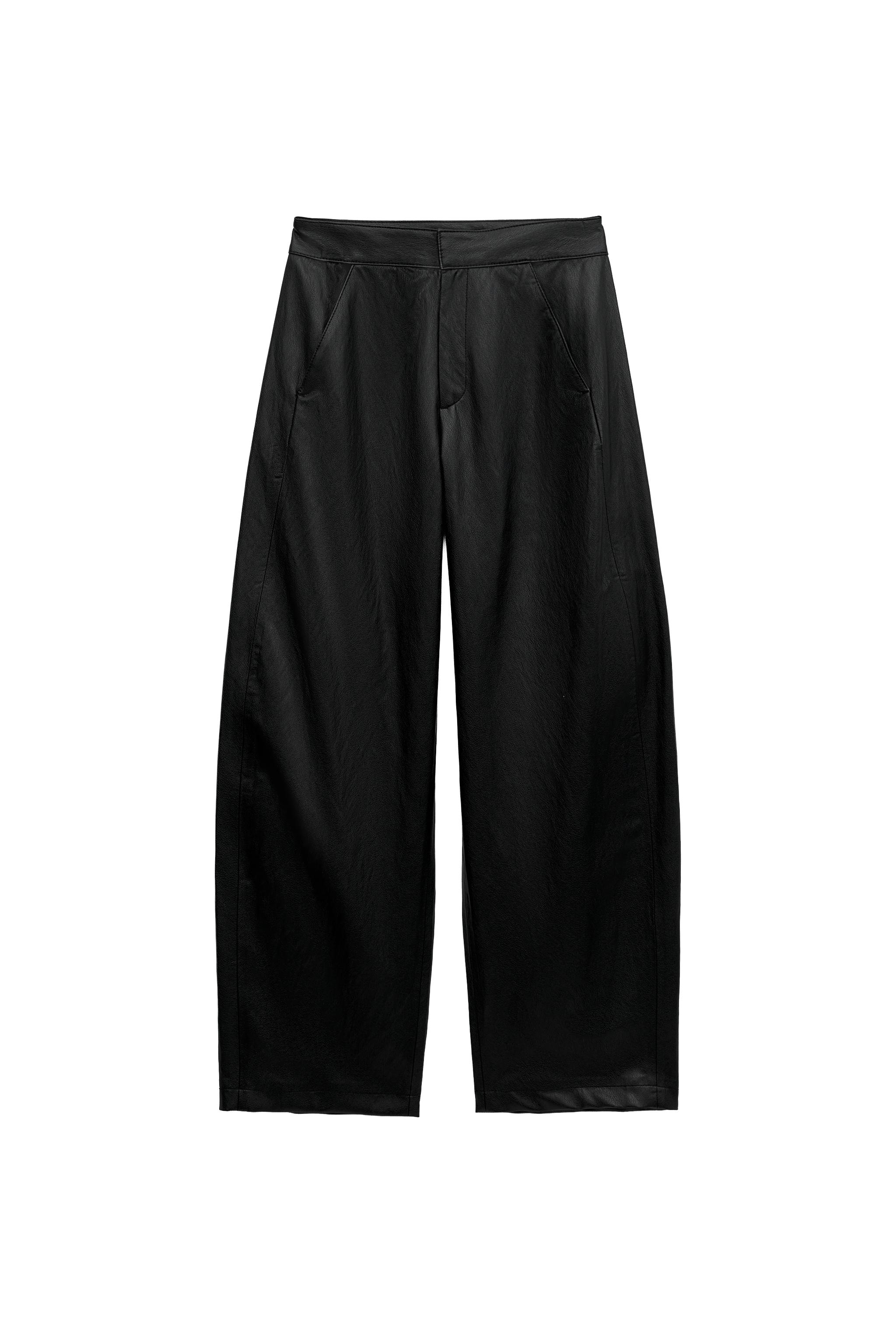 PANTALÓN BARREL EFECTO PIEL
