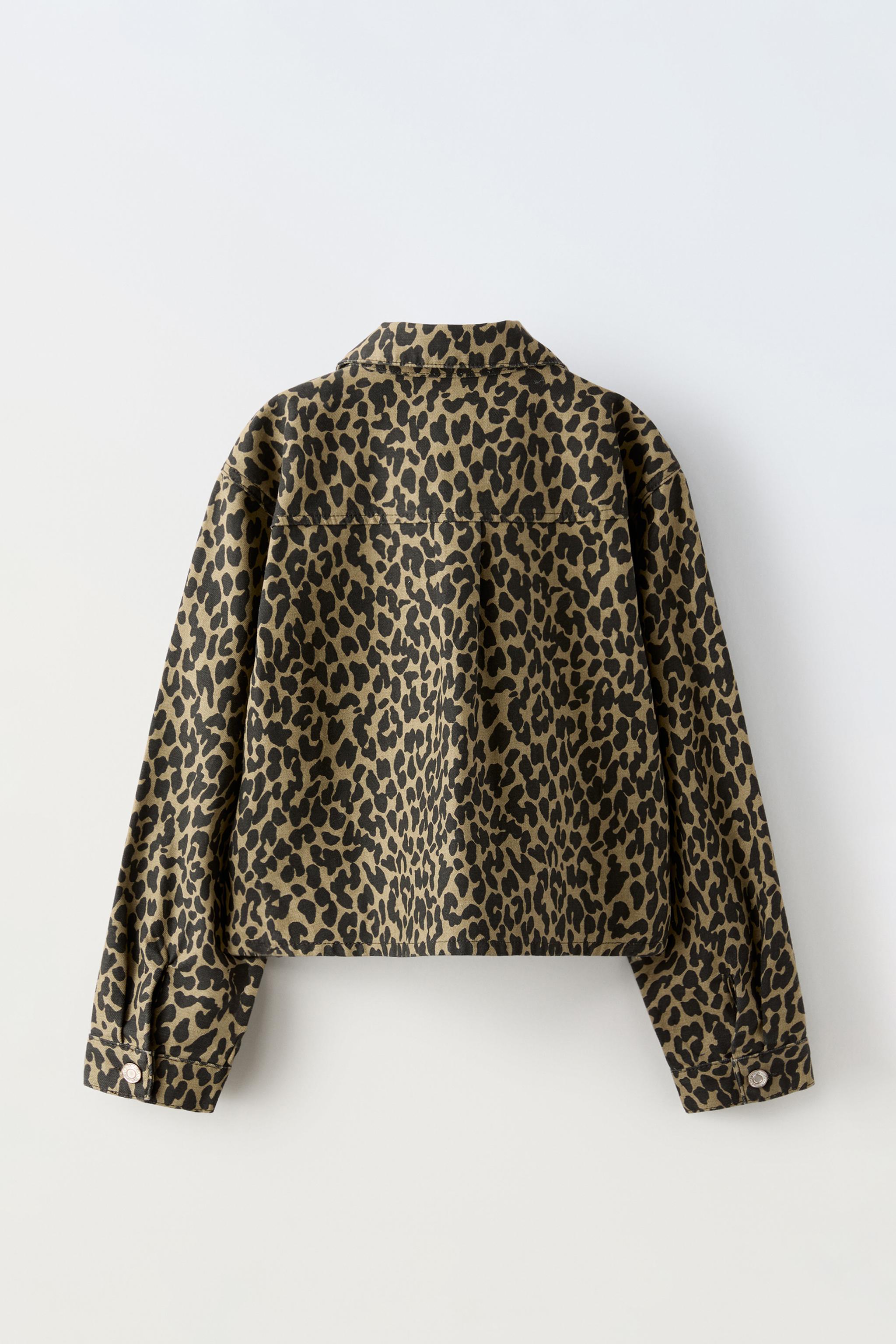 Cheetah print coat zara hotsell