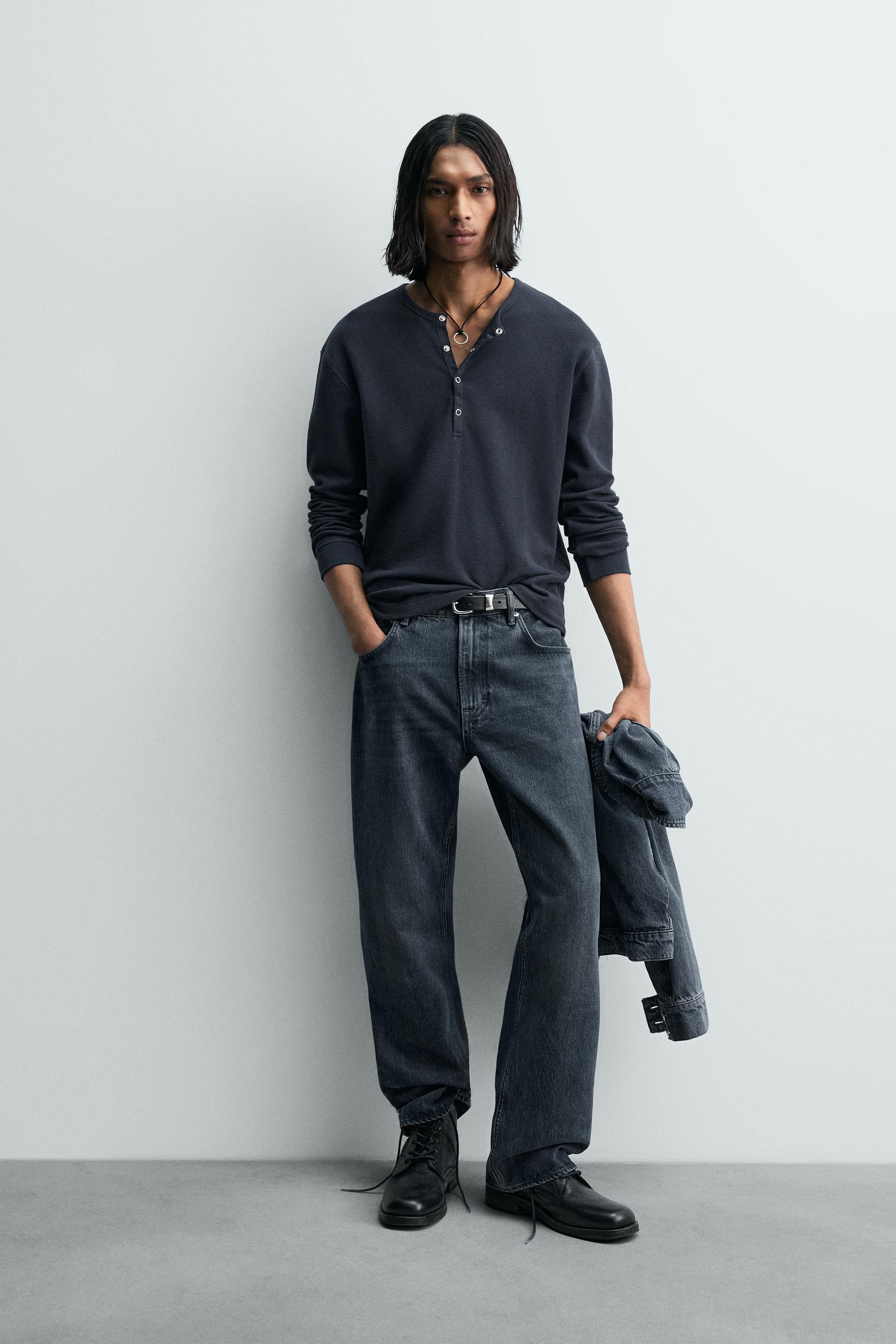 ヘンリーネックワッフルニットTシャツ リミテッドエディション