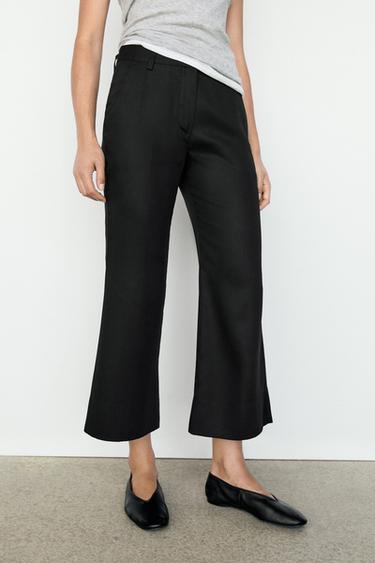Cropped flare pants — Black 2