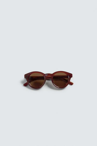 LUNETTES DE SOLEIL RONDES - Caramel de Zara - Image 6