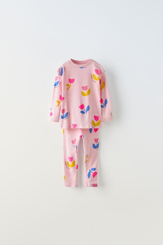 2-6 YEARS/ TULIP PYJAMAS - Pink | ZARA United Kingdom