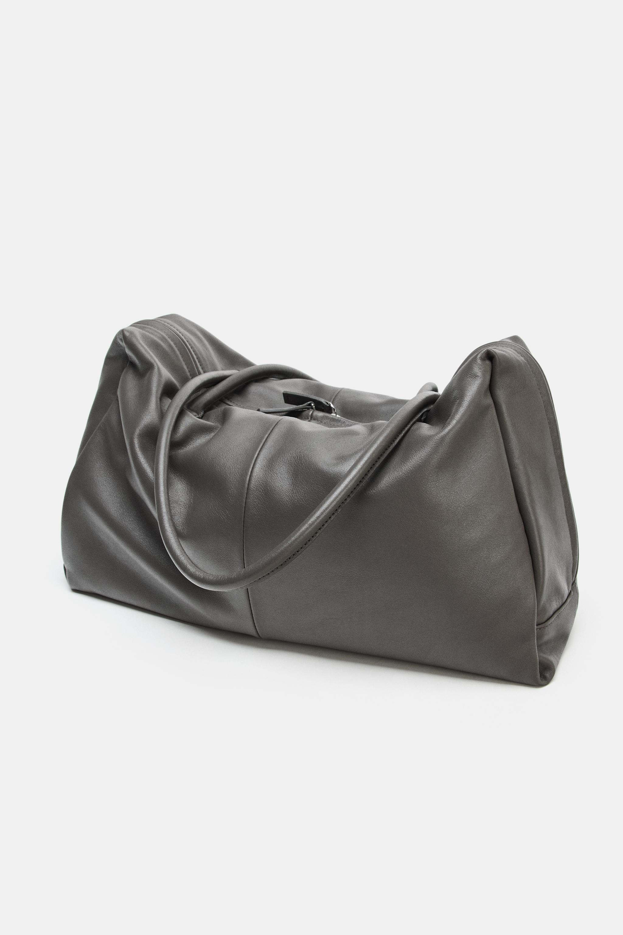 MAXI LEATHER BOWLING BAG